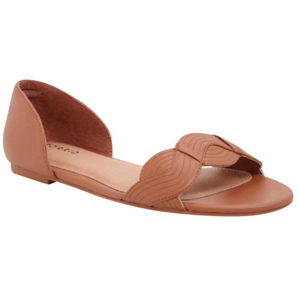 Torrid cognac D’orsay flats